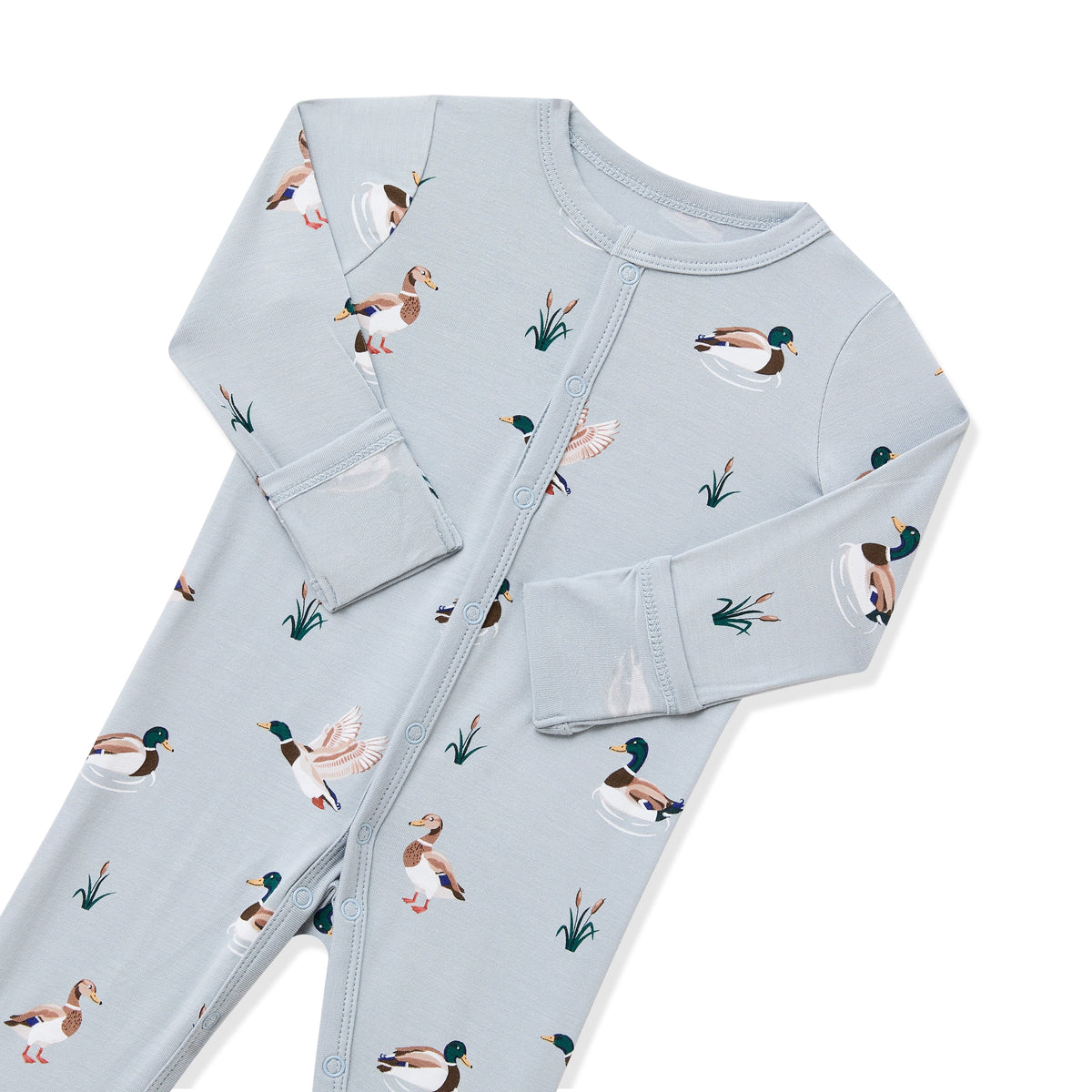 Romper in Mallard Duck