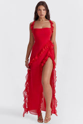 Livette - Ruffle Maxi Dress