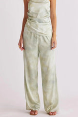 Lyra Print Pant - Pear