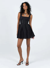 Lorinda Mini Dress Black