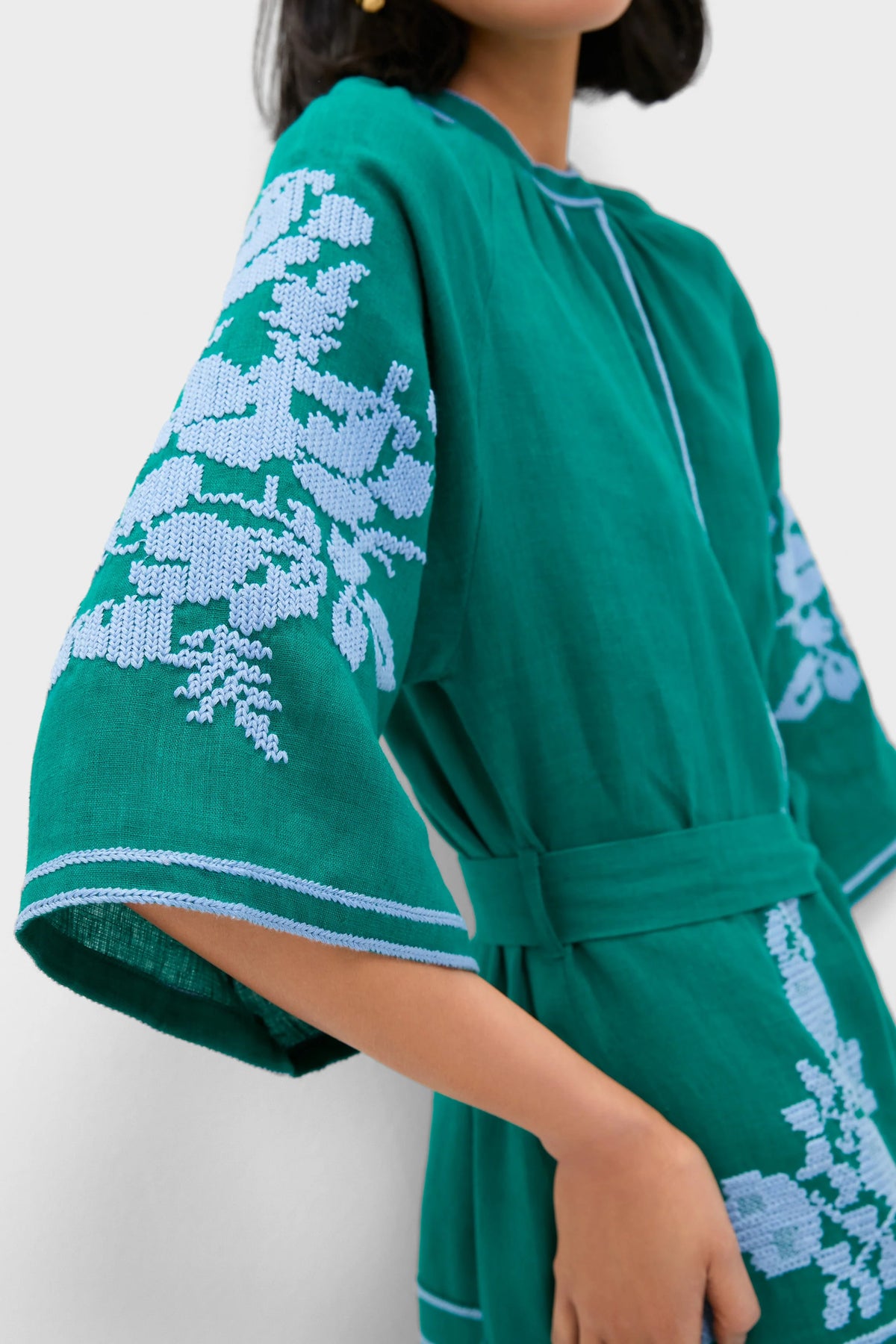 Emerald Swan Dress