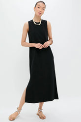 Black Sleeveless Gio Maxi Dress