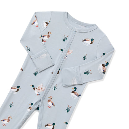 Romper in Mallard Duck