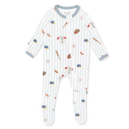 Zippered Footie in Home Run