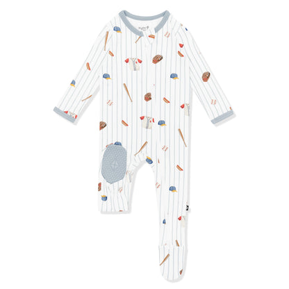 Zippered Footie in Home Run