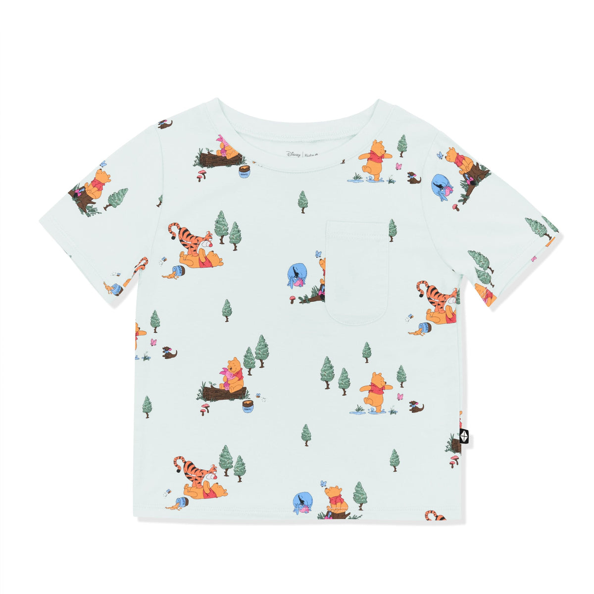 Toddler Crew Neck Tee in Winnie the Pooh Hundred Acre Wood
