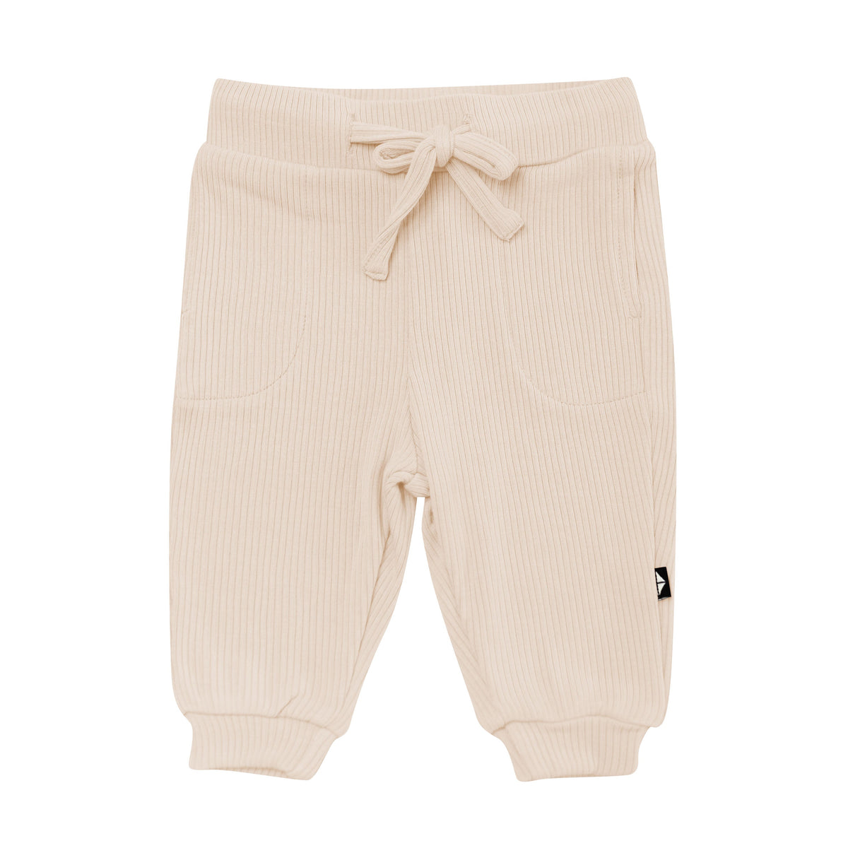 Ribbed Jogger Pant in Bisque