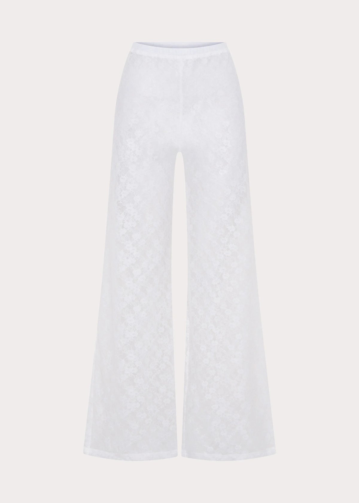 Matcha Lace Pants - White
