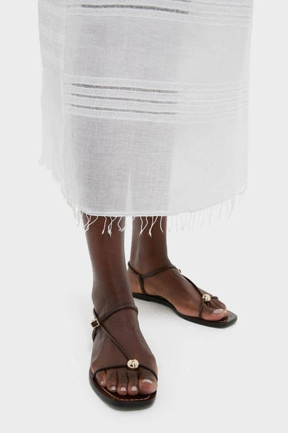 Abira White Nia Slip Dress