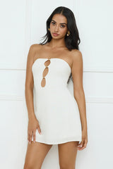 Coconut Love Strapless Mini Dress