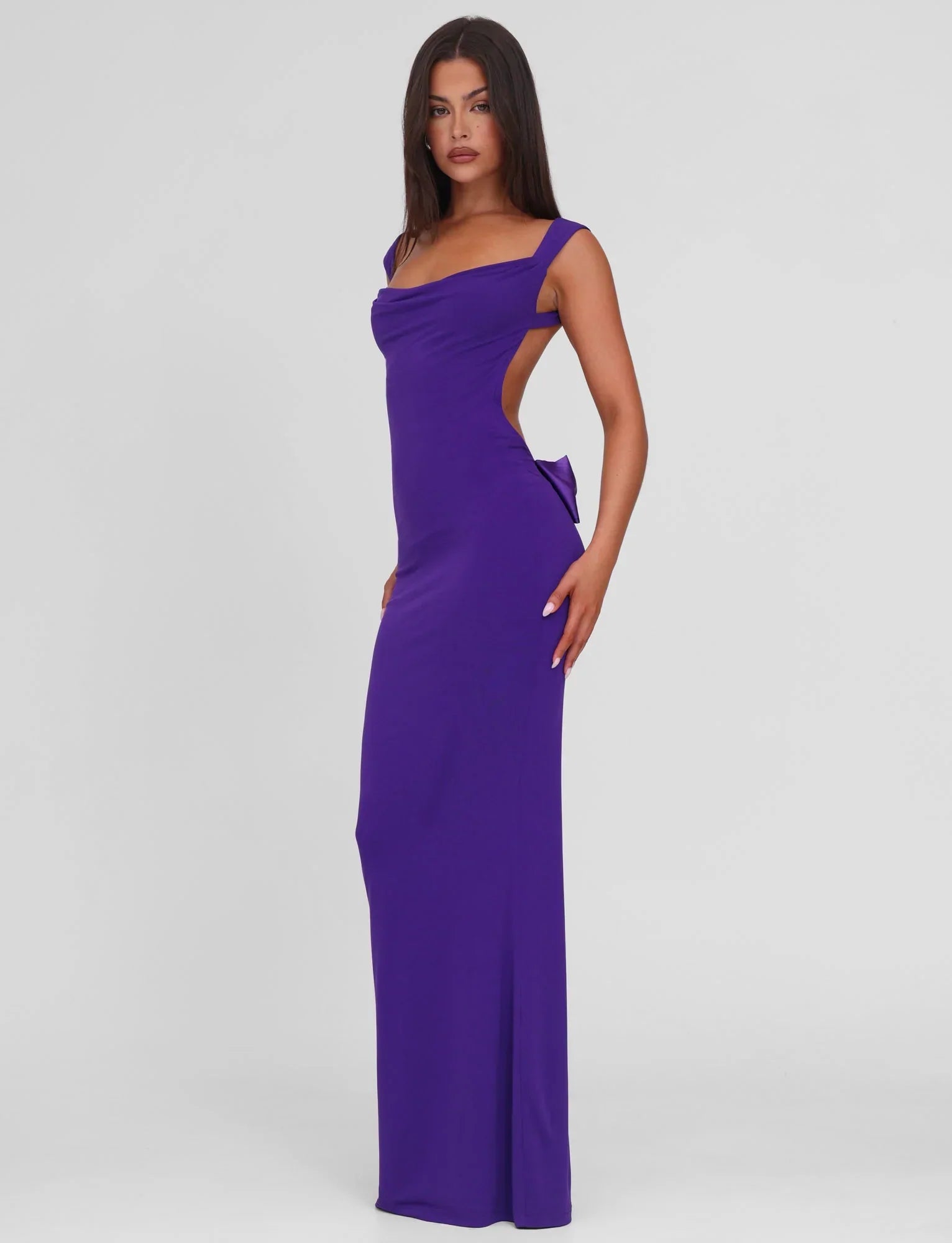 Zita Maxi Dress - Purple