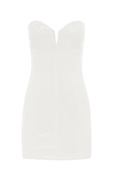 Nicki Mini Dress - White Sequin
