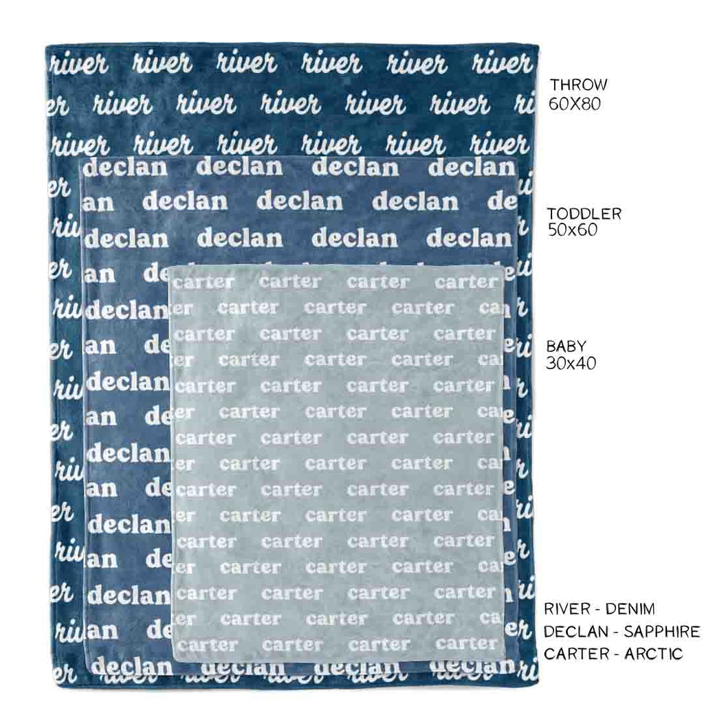 Personalized Color Blanket | Sky