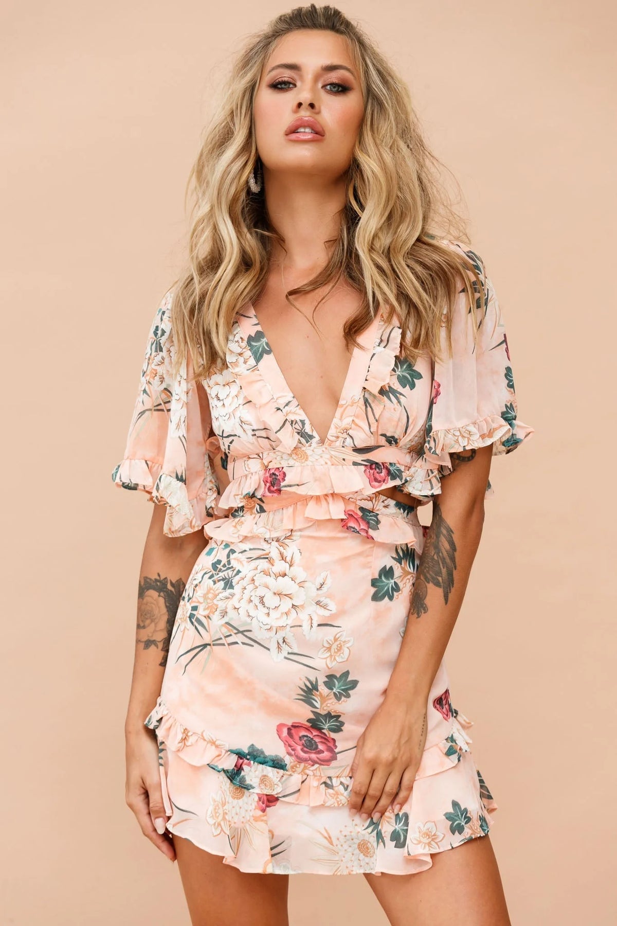 Sprung In Love Dress - Orange