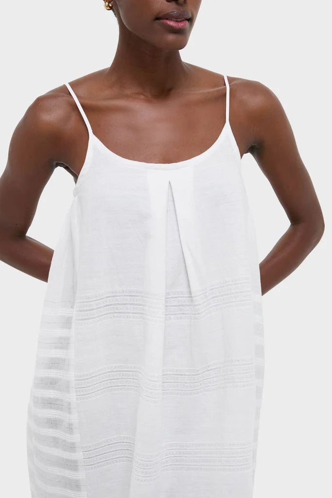 Abira White Nia Slip Dress