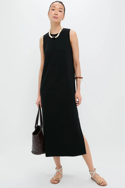 Black Sleeveless Gio Maxi Dress
