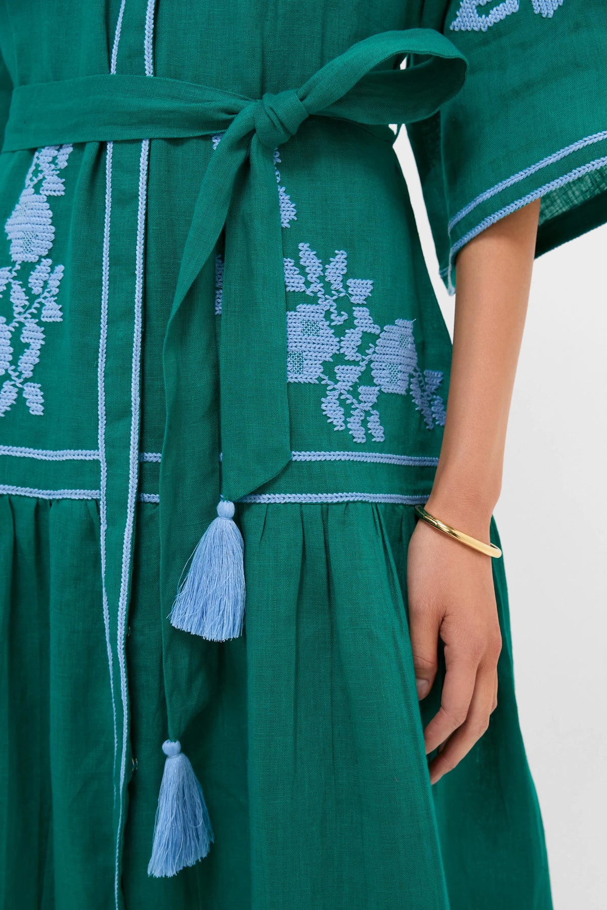 Emerald Swan Dress