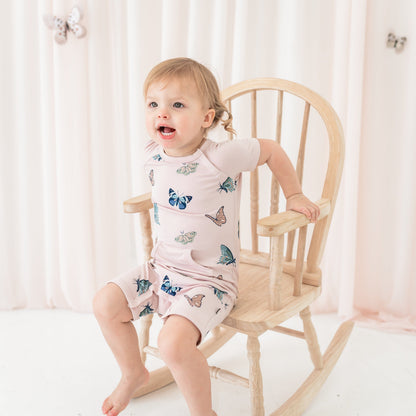 Shortall in Blush Butterfly